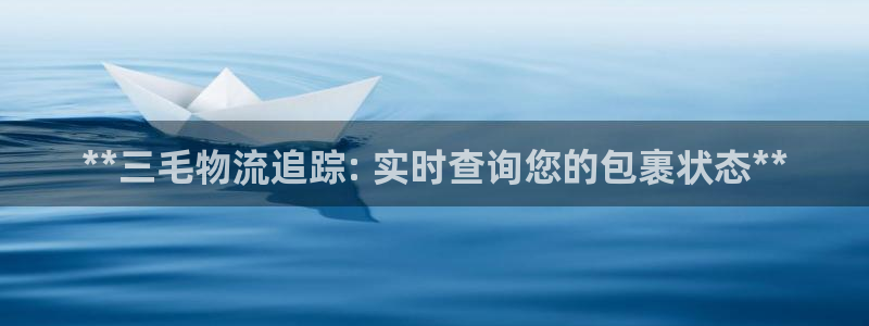 28圈.ccm：**三毛物流追踪: 