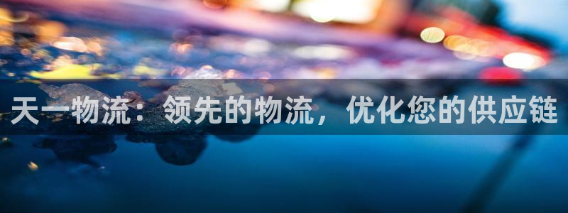 28圈注册网站加拿大：天一物流：领先